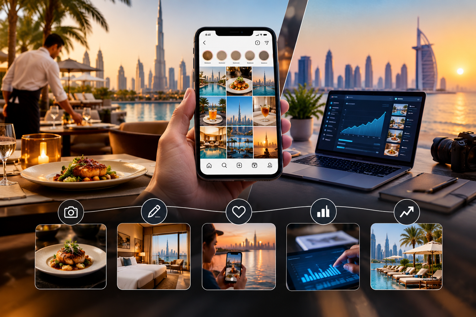 hospitality social media agency Dubai